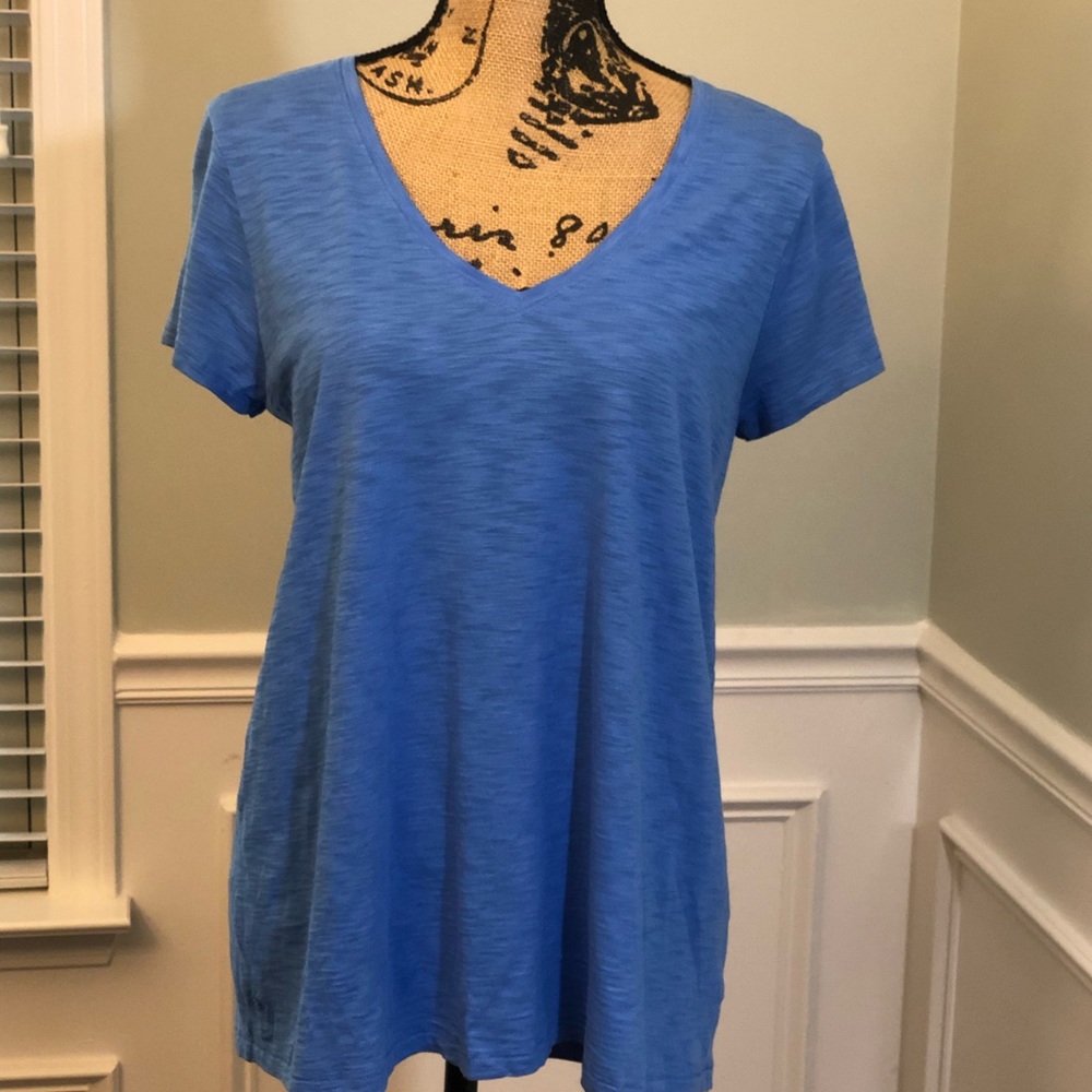 Lilly Pulitzer Pima Cotton Tee blue Sz small NWOT